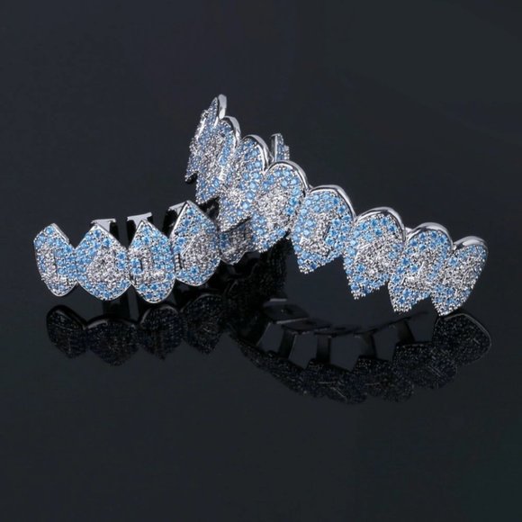 Iced Out Hip Hop Vampire Grills ICED OUT